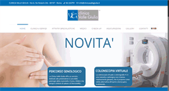 Desktop Screenshot of clinicavallegiulia.it